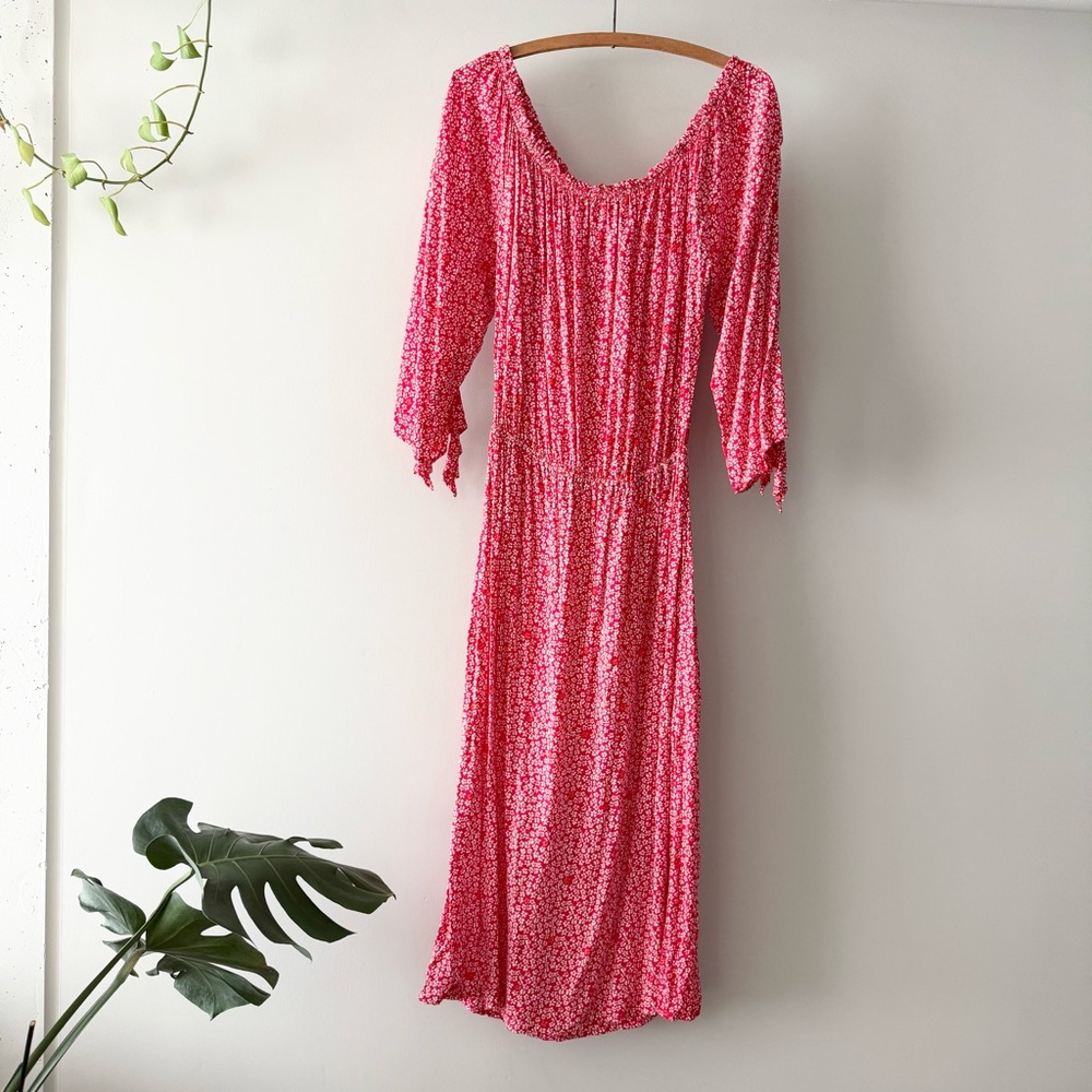 BEACHGOLD Dress‎ Sz L Cottagecore Resort